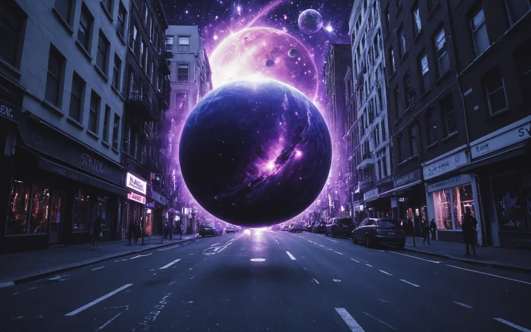 Violet Planet,lorablack Hole0.0,cosmic Asdxohnxs. Cinematic...