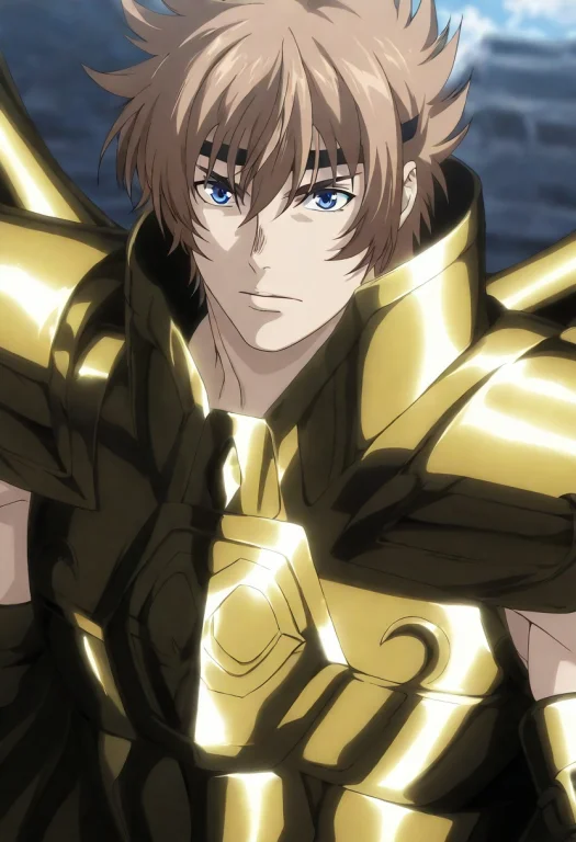 Solo, 1boy, Body, Upper Body, Sisyphus, Brown Hair, Blue Eye...