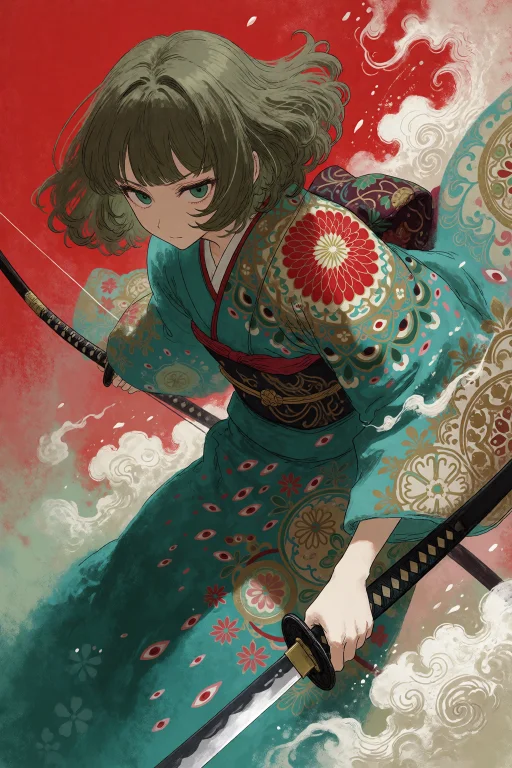 0kustyle. A Dynamic Composition With Dramatic Foreshortening...
