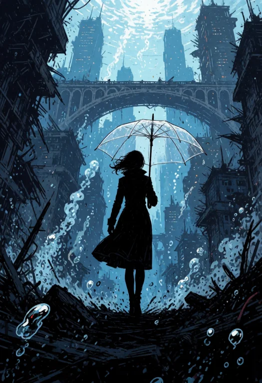 Xibalba, A Digital Illustration Shoot From A Low Angle About...