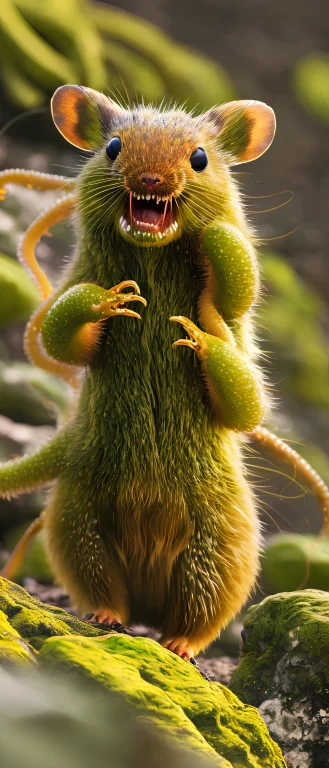 Classicnegative1 Photo Of A Cute Tentaclebeast1.2 Pika Stand...