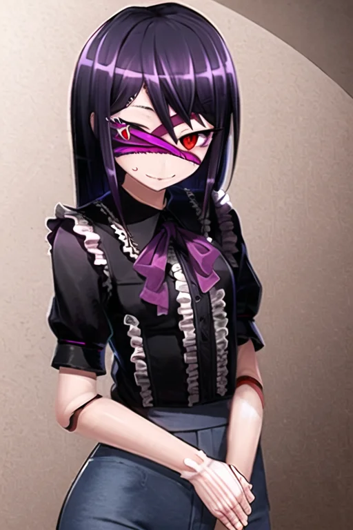 Masterpiece, Best Quality, Perfect Anatomy, Ageha1.4, Purple...