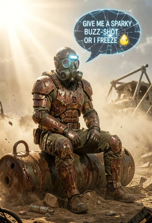 Masterpiece, Score9, Score8up, Gritty Post-apocalyptic Diese...
