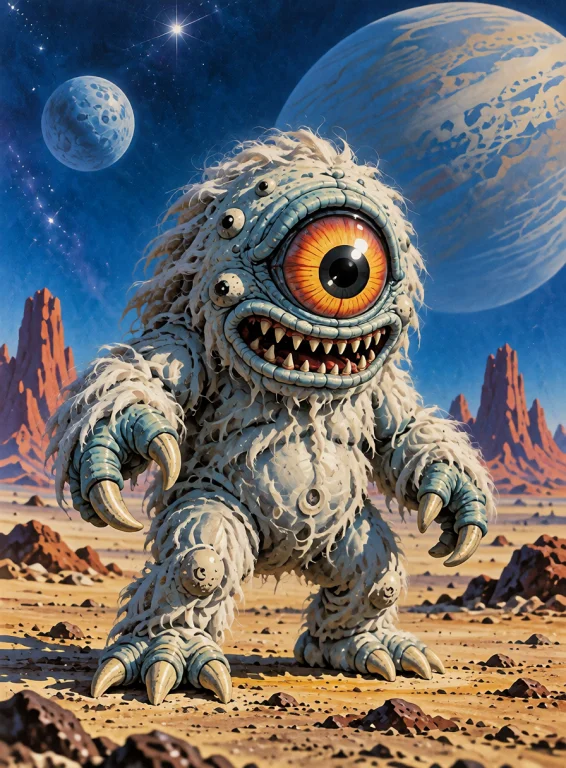 Lorakreaotherworlds1a Small Furry Moon Creature Standing On...