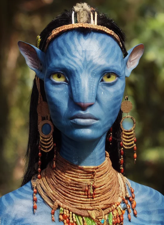 Avatar Style, Old Woman, Tribal Clothing