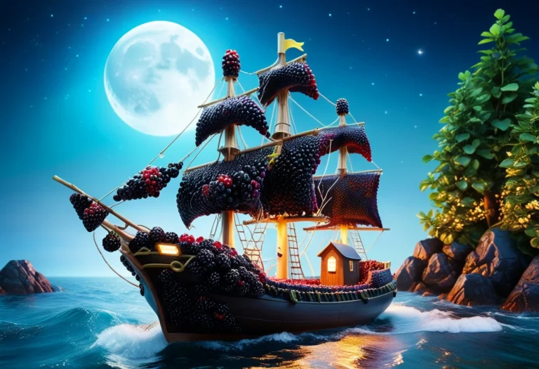Blackberryworld, Boat Made Of Blackberryworld, Lighthouse Ma...