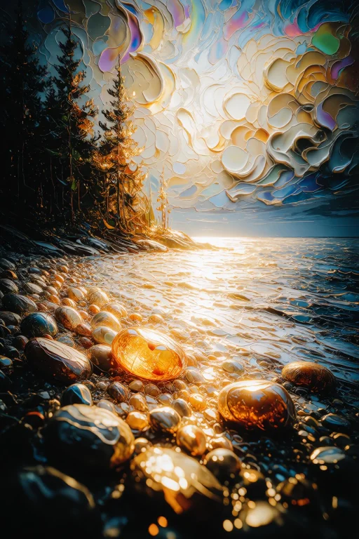 Zidiusart, A Highly Textured Impasto Oil Painting Created Wi...