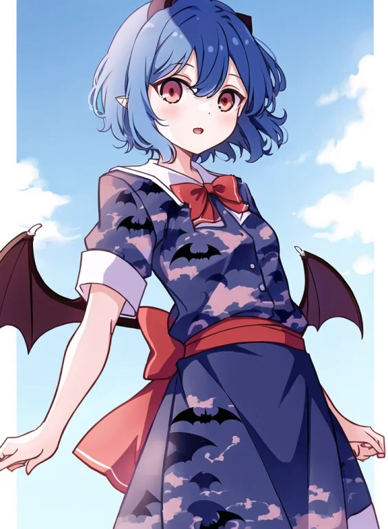 Masterpiece, Jungl, Ufufu, Bat Wings, Blue Hair, Military Un...