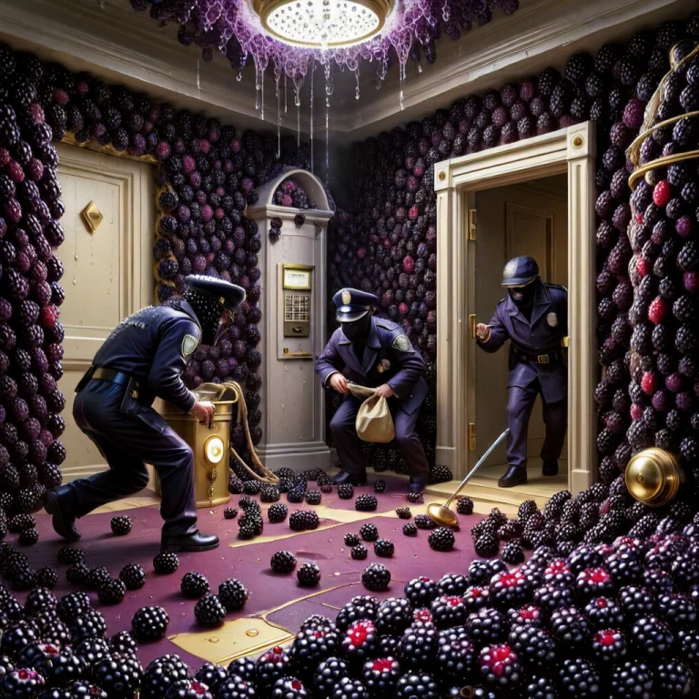 A Spectacularly Absurd, Photorealistic Cinematic Scene Depic...