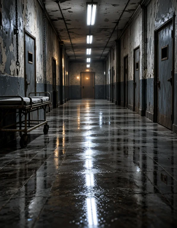 H3llr4is3r, Photorealistic Derelict Institute Corridor In Th...