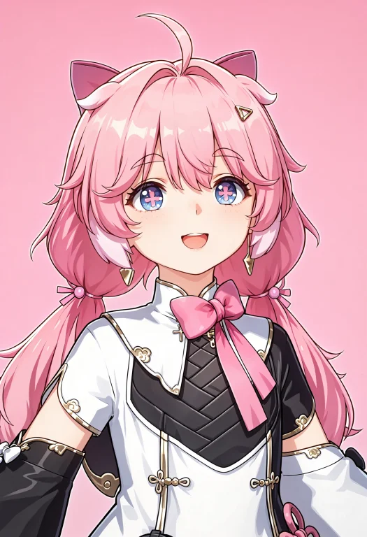 Solo,cross-shaped Pupils,ahoge,triangle Hair Ornament,lorat1...