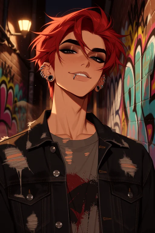 Highres, Absurdres,b0t15r1f, A Close-up Digital Illustration...
