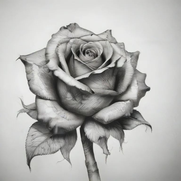 Chahamanstylepencilsketch,rose