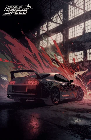 Loramutedpastelv11 Mutopix Dark Cinematic Video-game Key Art... — Stable Diffusion AI Prompt: Mutopix dark cinematic video-game key art illustration, low rear three-quarter...