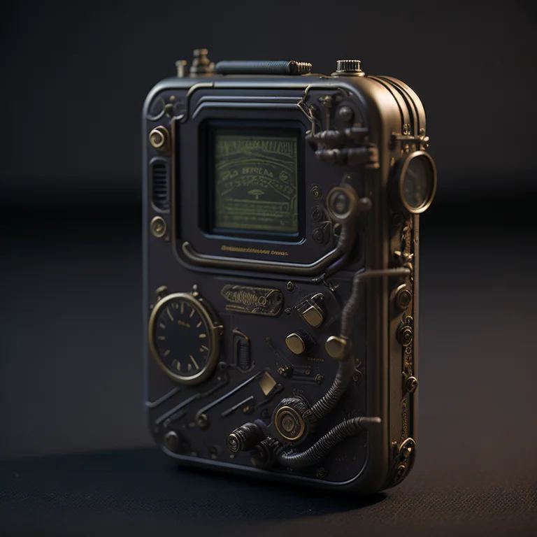 An Extremely Complex And Advanced Steampunk Gameboy, 100mm L...