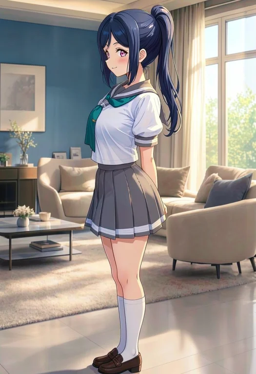 A High-quality Anime Style Medium-full Shot Of The Exact Sam...