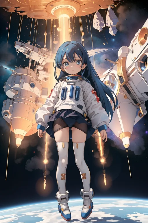 1girl, Lorakarukanv10.7 Karukan Monjya , Mecha, Art By Edva...