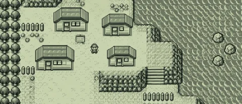 1999 Gameboy Screenshot, Retro-gaming, Gen 1 Pokemon,pokmon... — Stable Diffusion AI Prompt: 1999 GameBoy screenshot, retro-gaming, Gen 1 Pokemon,Pokémon Red&Blue, map showi...