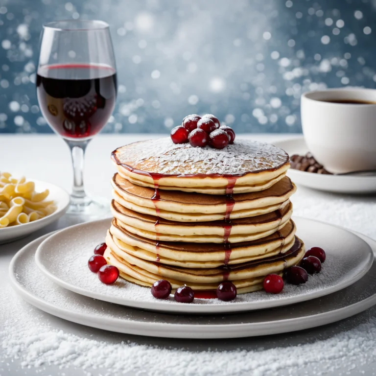 Foodwinterfrost4, Product Photography Of A Stack Of Pancakes...