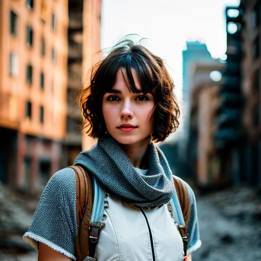 Raw Photo, A Close Up Portrait Photo Of 23 Y.o Woman In Wast...