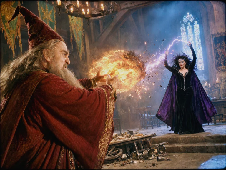 The Image Is A 43 Amateur Snapshot Of A 1990s Fantasy Film B...