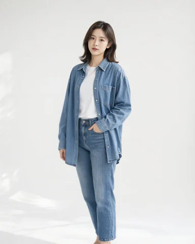 Korean Woman In Her Mid 20s, Dressed In Everyday Clothing, T... — Stable Diffusion AI Prompt: Korean woman in her mid 20s, dressed in everyday clothing, three-quarter, oversi...