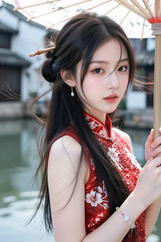 , 8k, , , 1, , , , , , , , , , , , , , , , , , , , , , 1.2,... — Stable Diffusion AI Prompt: 杰作, 8K超高清, 超高细节, 写实人像, 1位年轻东方少女, 精致清冷鹅蛋脸, 温柔灵动的...