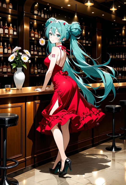 Masterpiece, 1girl, Solo, Hatsune Miku, Turquoise Hair, Real...