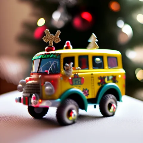 Toy Truck Christmas Ornament, Xmsorn — Stable Diffusion AI Prompt: toy truck christmas ornament, xmsorn