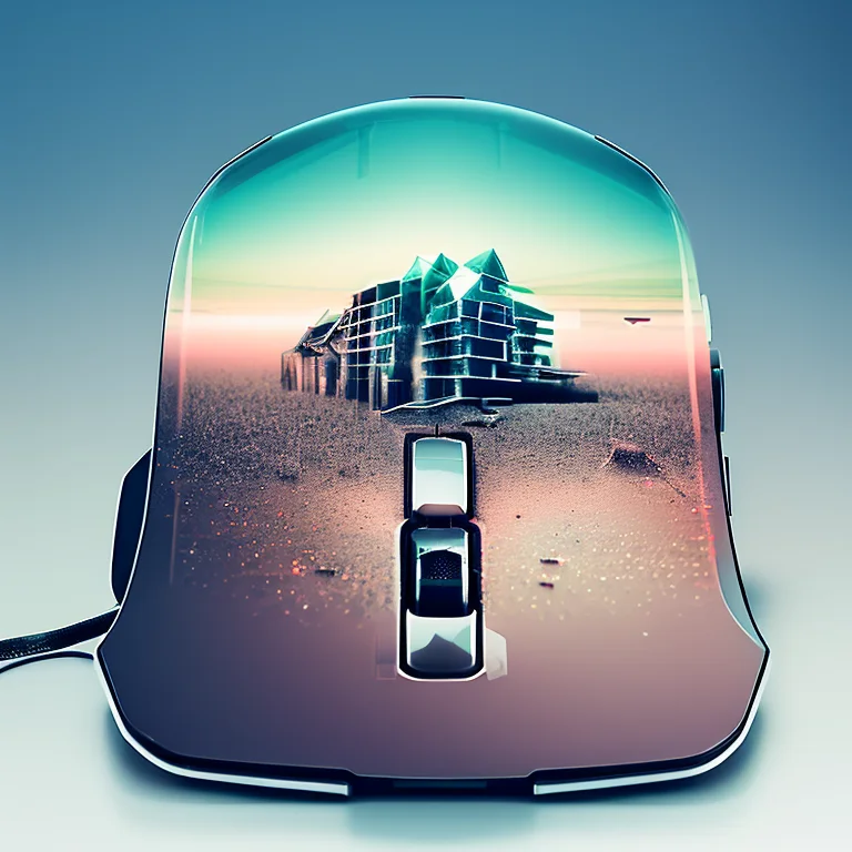 Photo Of Computer Mouse, Highly Detailed, Keyboard Made Out...