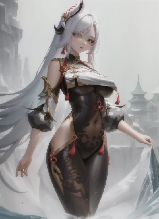 Shenhe Genshin Impact,a Beautiful Lady Whose Name Is Shenhe,...