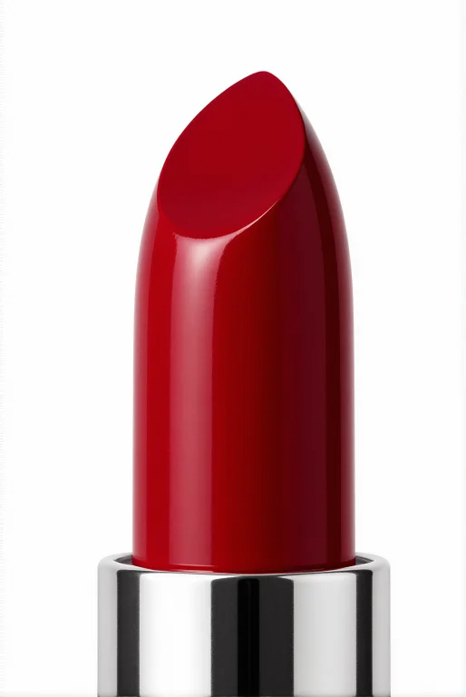A Perfectly Defined, Luminous Lipstick Imprint In Bold, Satu...