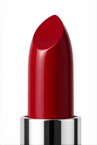A Perfectly Defined, Luminous Lipstick Imprint In Bold, Satu... — Stable Diffusion AI Prompt: A perfectly defined, luminous lipstick imprint in bold, saturated hue, sharply c...