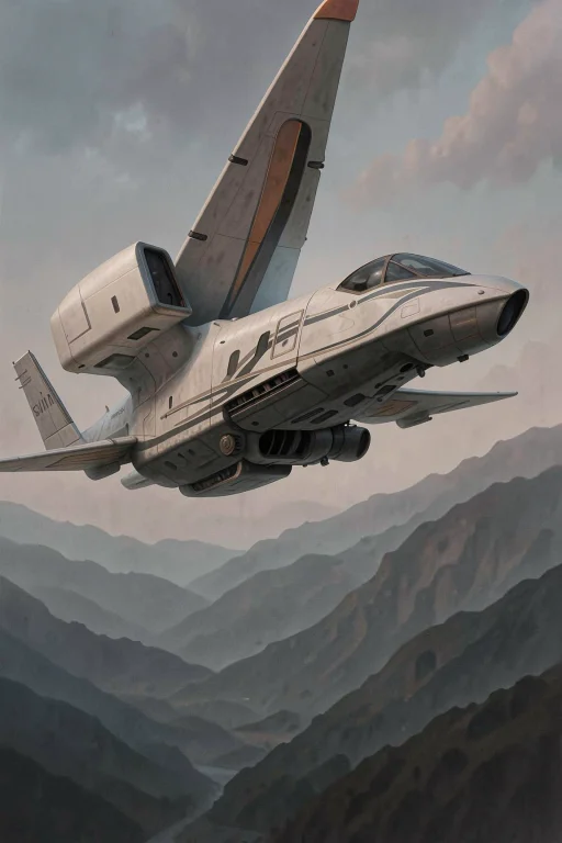 A White Aircraft With Dark Stripes Is Shown Mid-flight Again...