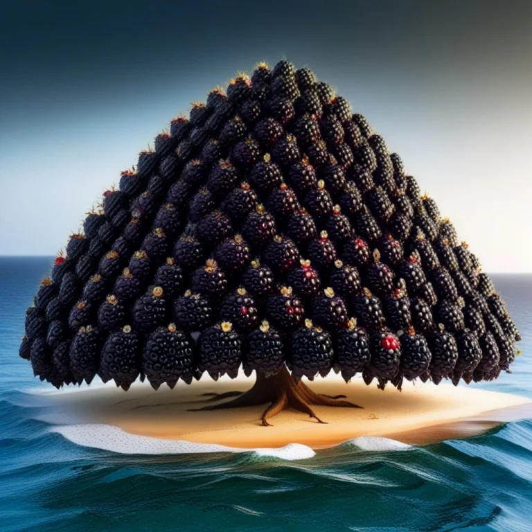 Blackberryworld, Island, Paradise, Surrounded By Sea, Stock...