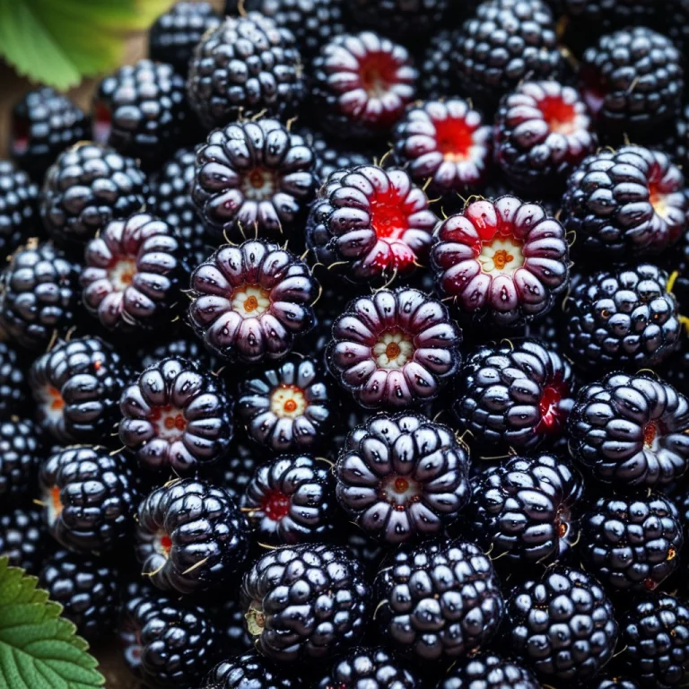 Up Close View, On A Garden Floor, Blackberryworld, Blackberr...