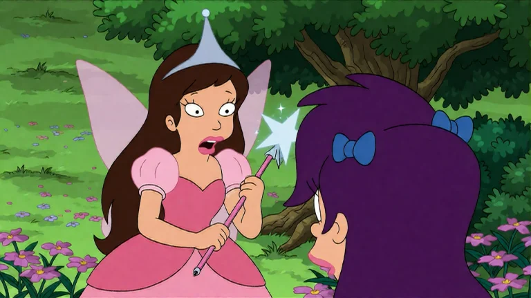 Ftrmssn4, A Fairy With A Silver Crown And Pink Dress Holds A...