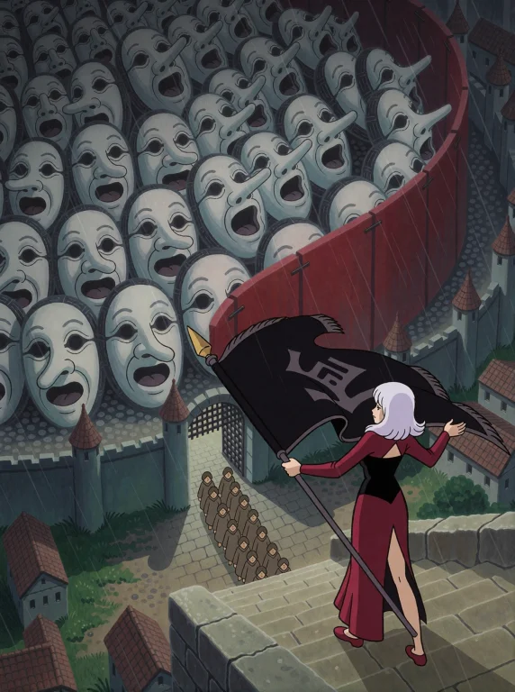 A 70s Toei Animation Still With Classic Anime Design. A Huge...