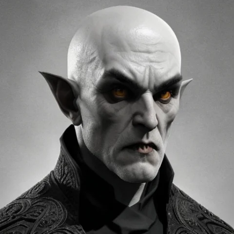 The Gothic Vampire Lord Stood In His Dark Castle, Clad In In... — Stable Diffusion AI Prompt: The gothic vampire lord stood in his dark castle, clad in intricately detailed a...