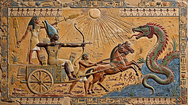 Prompt Full-bleed 169 Ancient Ramesside-era New Kingdom Egyp...