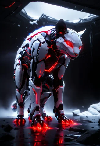 Whiteember1.3, Dark, Chiaroscuro, Low-key, An Android Crash-... — SDXL AI Prompt: (WhiteEmber:1.3), dark, chiaroscuro, low-key, an android crash-test dummy robot...