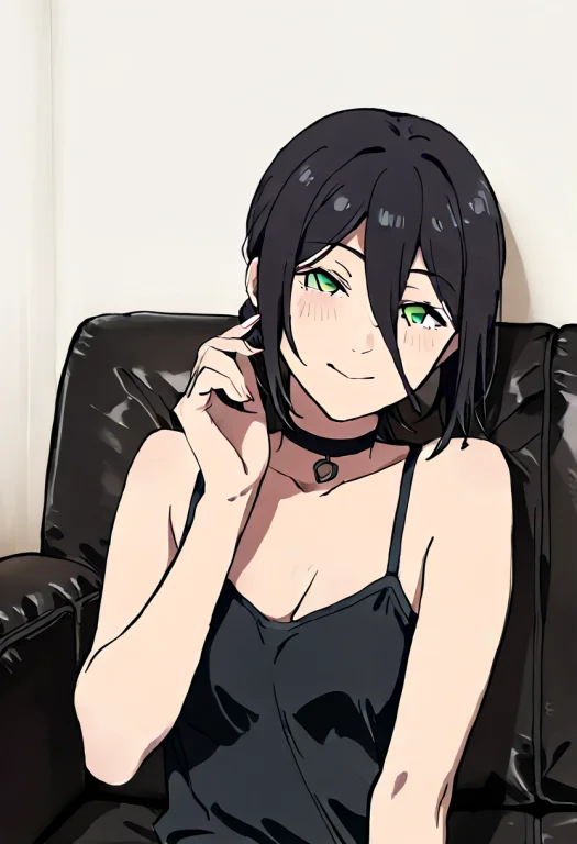 C4st1ngc0ch, , 1girl,solo,mm,mature Female,black Choker,gren...