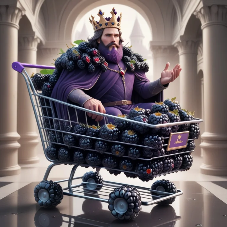 Blackberryworld, A Gigantic Majestic Fantasy King Made Almos...