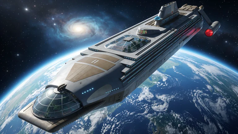 Transform This Sketch Into A Scene Starfleet Starship, Sauce...