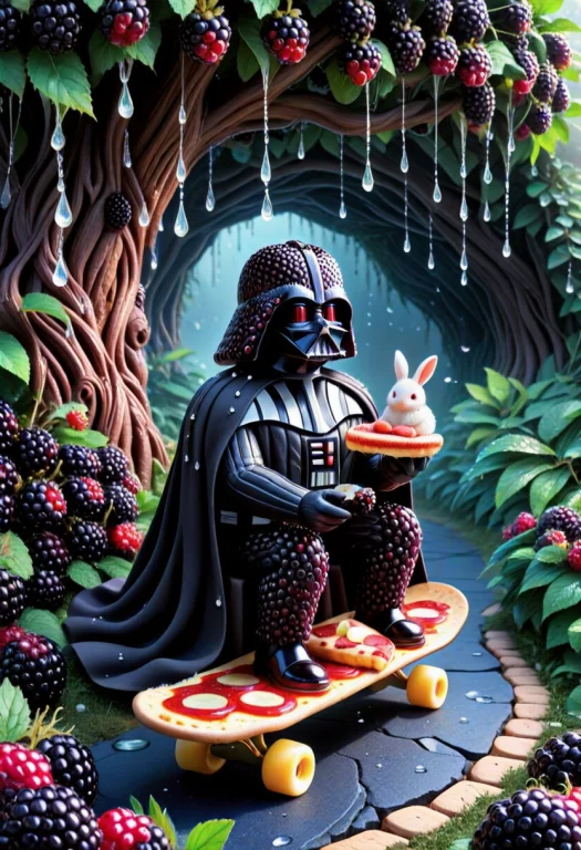 A Blackberryworld Darth Vader Made Of Dense Groups Of Dark,...