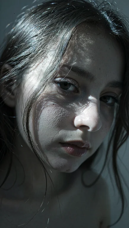 Natasha A Woman Is Depicted In A Cool, Enigmatic Portrait Th...