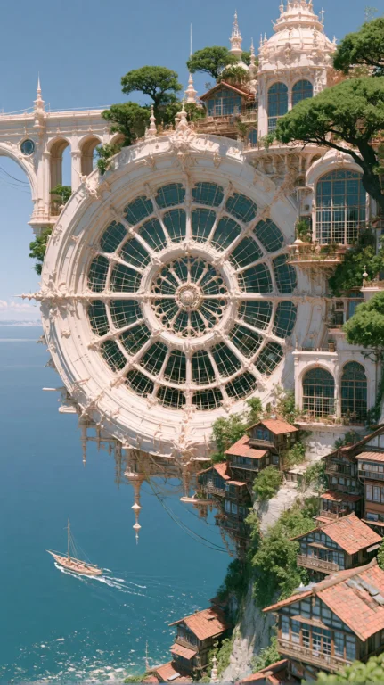 Cxsstyle, The Image Depicts A Complex, Multi-tiered Structur...