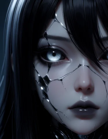 A Polished 3d Cgi Anime Render, Octane Render Style, Extreme... — Stable Diffusion AI Prompt: A polished 3D CGI anime render, octane render style, extreme macro close-up, fro...