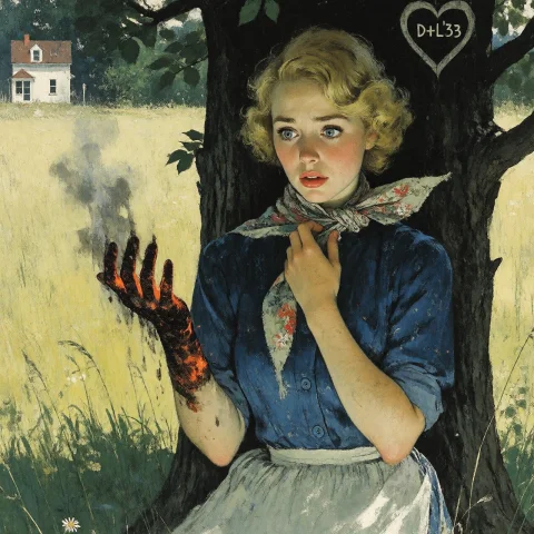 Nostalgic American Magazine Illustration In The Style Of Nor... — Stable Diffusion AI Prompt: Nostalgic American magazine illustration in the style of Norman Rockwell. A pret...