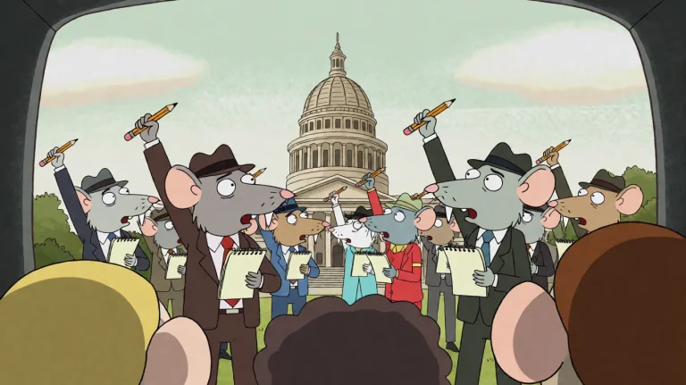 Rckandmrty1, A Group Of Anthropomorphic Rodents, Dressed In...